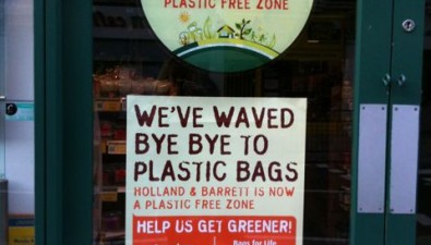 holland and barrett Changing the world, one plastic bag at a time. Holland & Barrett healthfood store in London bans the bag
