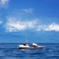 Tranquil waters - closing in on Madang (credit Jan Messersmith)