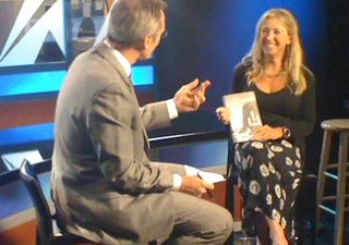 Spreading the message - Roz at Fox 40 in Sacramento this week