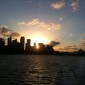 Sydney sunset - see the Opera House on the right?