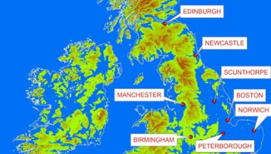 UK after sea level rise of 83 metres UK after sea level rise of 83 metres