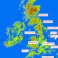UK after sea level rise of 83 metres