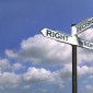 Decisions sign in the sky Decisions sign in the sky