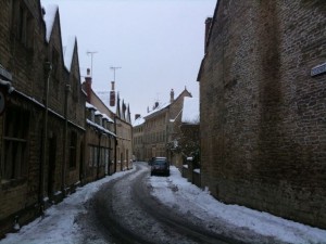 snow in cirencester