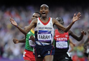 Mo Farah, the Somali-born long distance runner