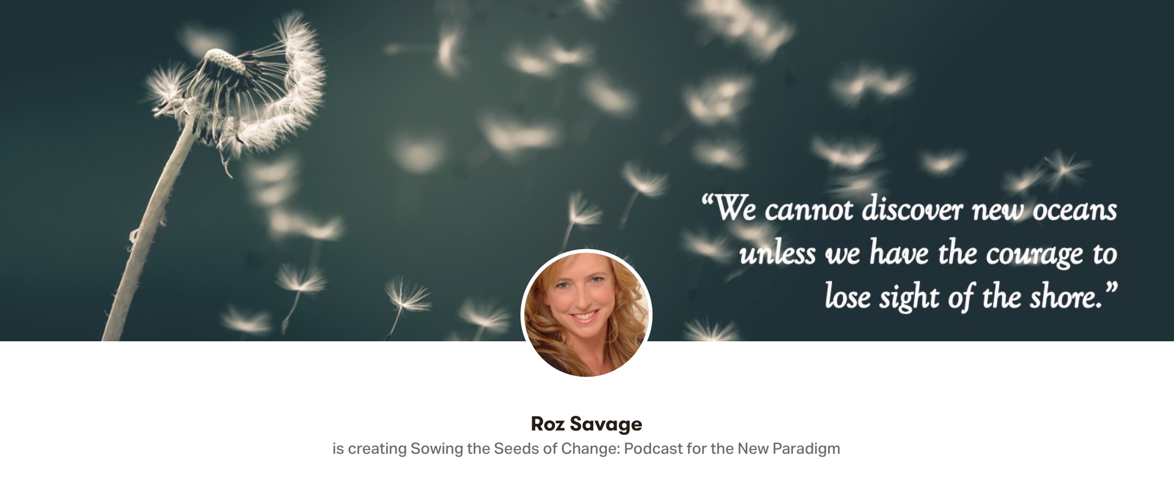 Sowing the Seeds of Change – A New Podcast